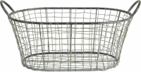 Artekko Διακοσμητικό Καλάθι Γκρι 52.83x30.48x24.89cm