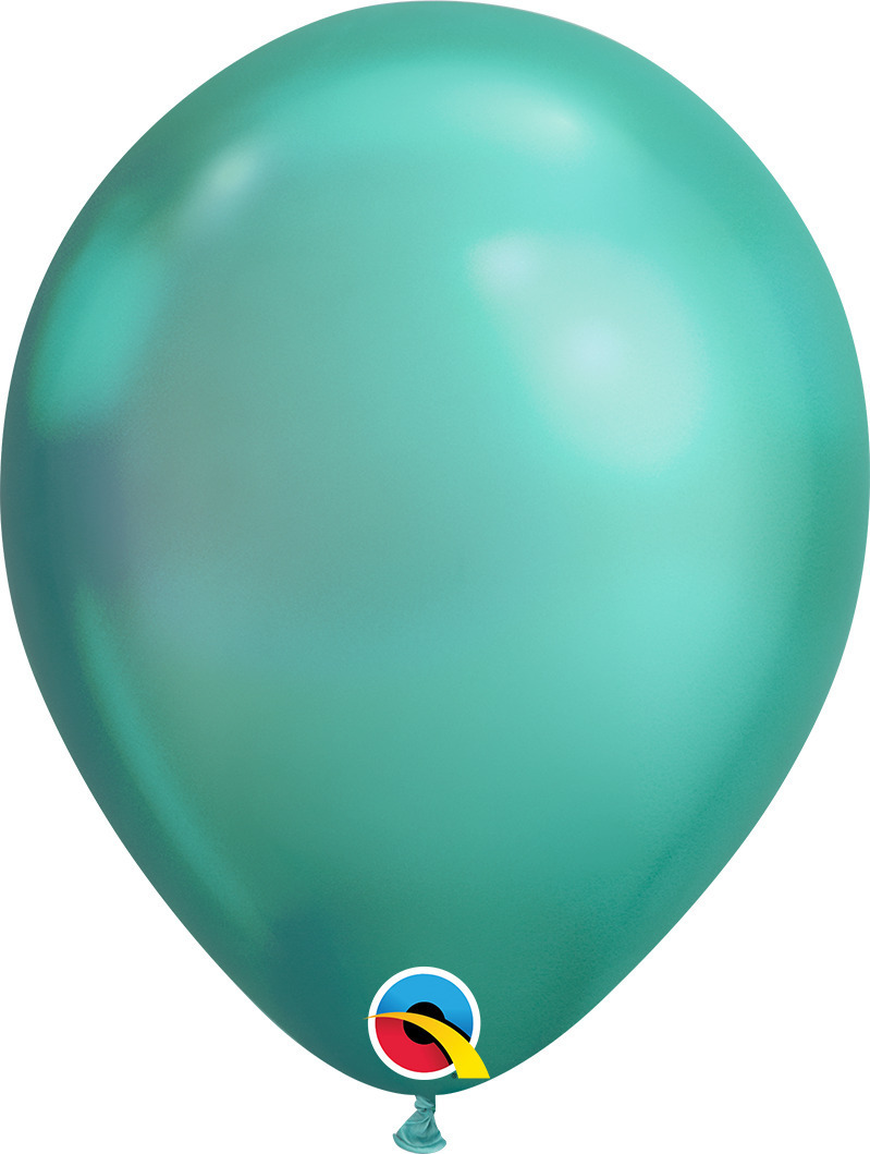 Μπαλόνια Λάτεξ 28cm Green Chrome 25τμχ