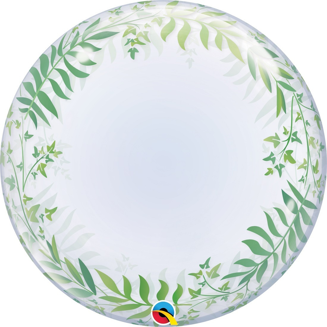 Deco Bubble Elegant Greenery 61cm