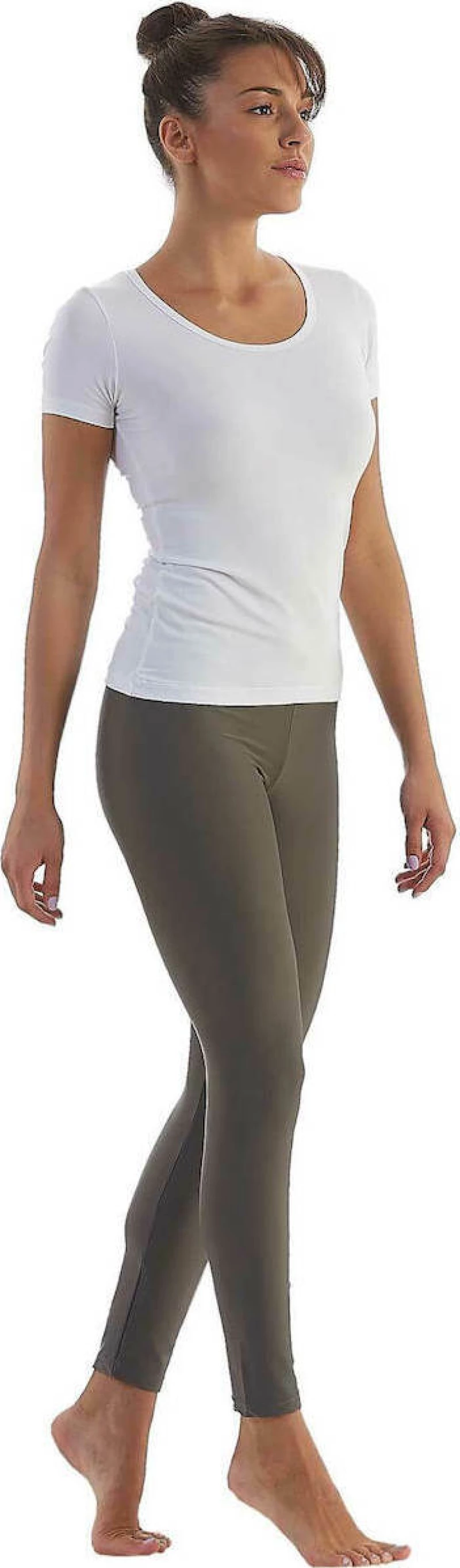 Wrap Κολάν Γυναικείο "Legging Punto" Push-Up - Γκρί