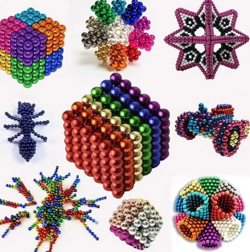 MAGCUBE Μαγνητικές Μπίλιες (216τμχ) (5.0mm) (Πολύχρωμες)