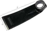 Benman Τσάπα Στενή Κυρτή Τετράγωνη 210x85mm