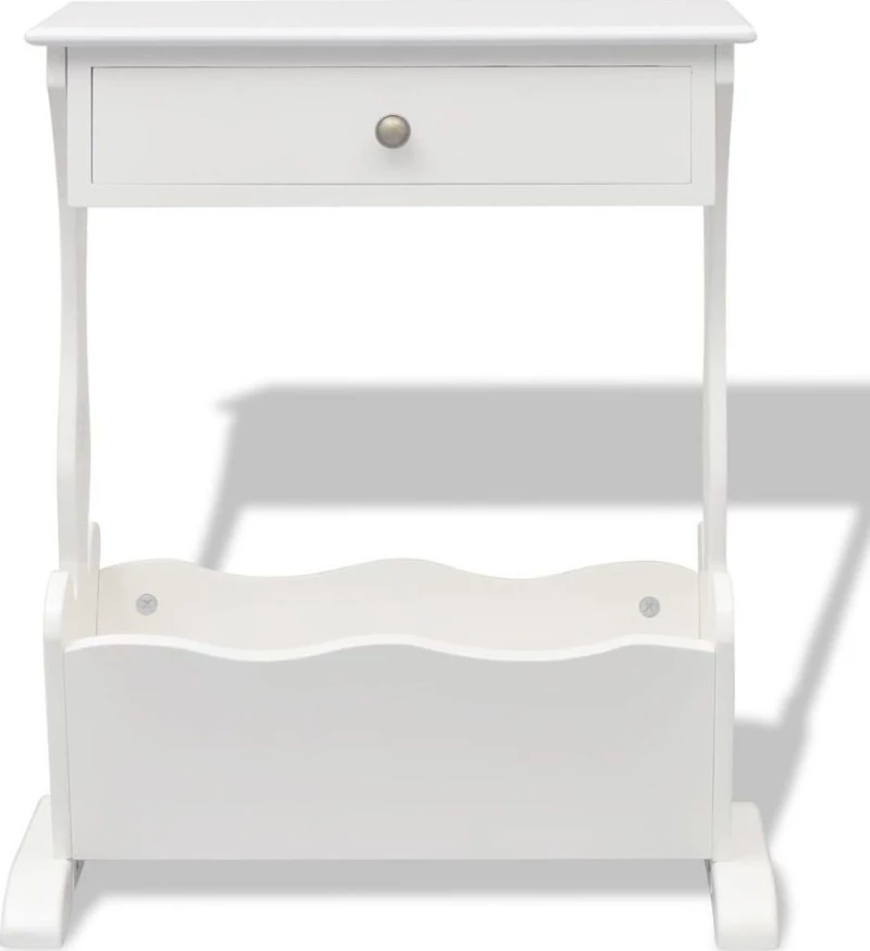 vidaXL Θήκη Περιοδικών Ξύλινη Melrose 48.5x24x61cm