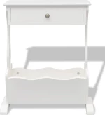 vidaXL Θήκη Περιοδικών Ξύλινη Melrose 48.5x24x61cm