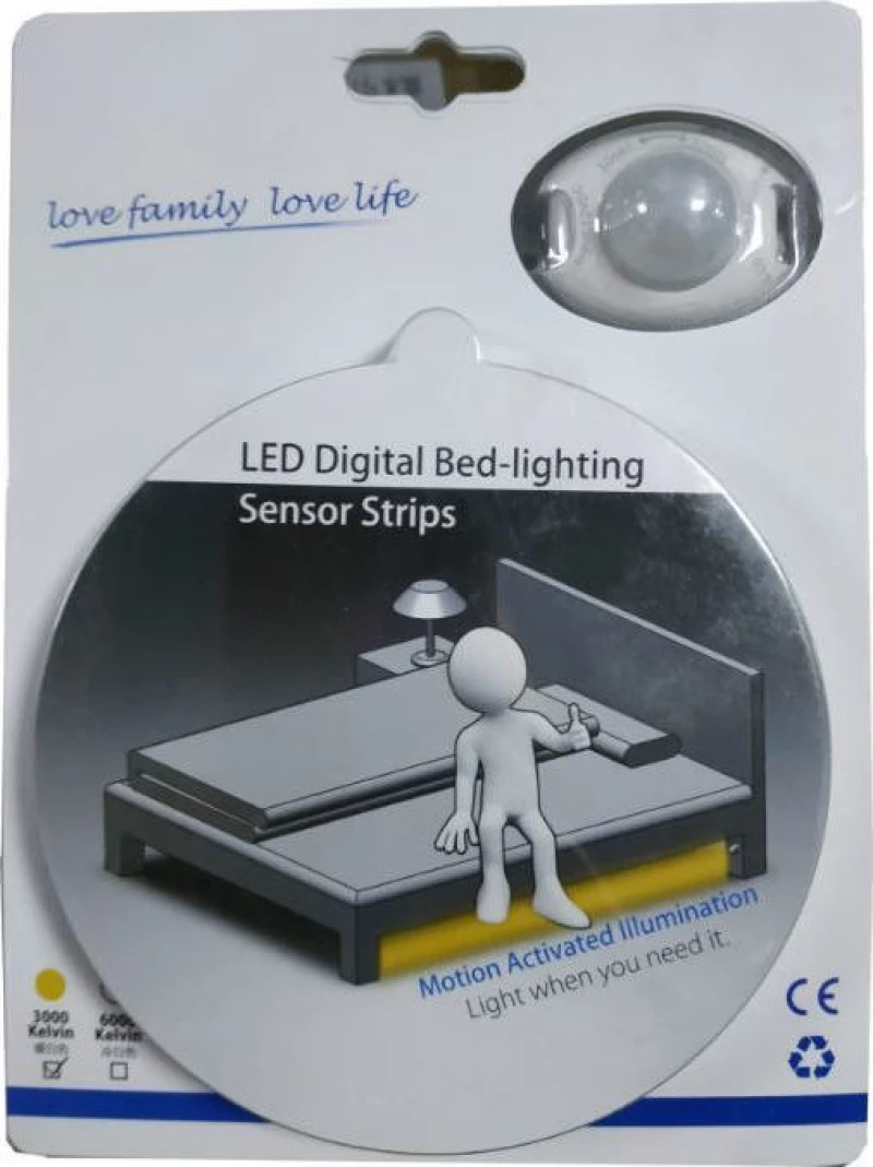 LED Light Digital Sensor - Μονό Κρεβάτι