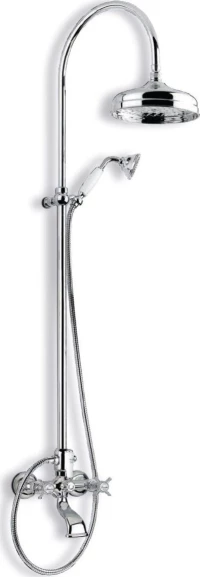 Bugnatese Princeton CD801 Χρωμέ Στήλη Ντουζ με Μπαταρία CD801-100
