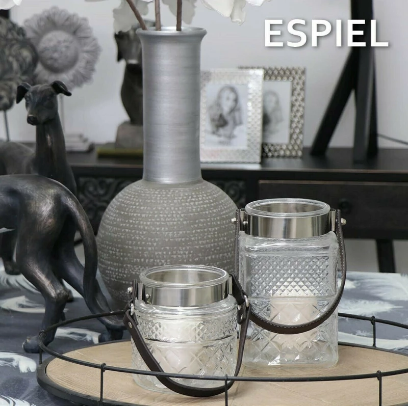 Espiel Φαναράκι Γυάλινο 12x19x19cm
