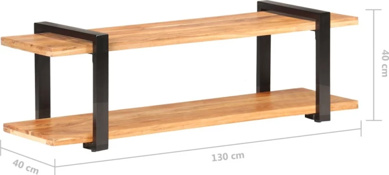 Έπιπλο Τηλεόρασης 130 x 40 x 40 εκ. από Μασίφ Ξύλο Ακακίας