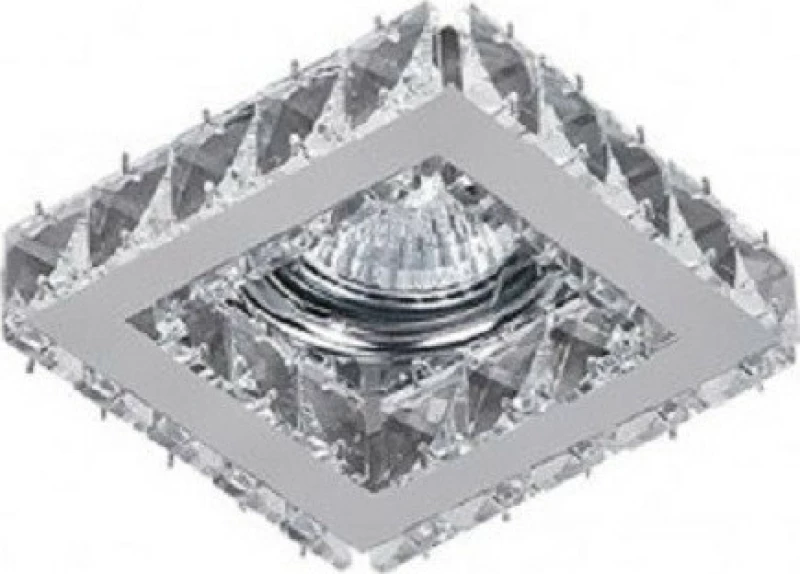 Elmark Κρυστάλλινο Σποτ Χωνευτό GU5.3 MR16 10.5x10.5cm Διάφανο