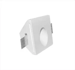 Adeleq Γύψινο Σποτ Χωνευτό GU10 MR11 10x10cm Λευκό