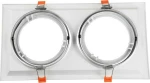 GloboStar 77854 Μεταλλικό Πλαίσιο Σποτ για 77854 AR111 33.5x17.5cm Λευκό