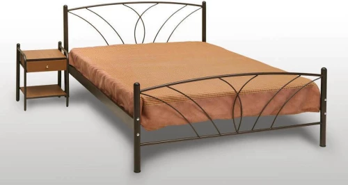 Τήνος Κρεβάτι Μονό Μεταλλικό 90x200cm