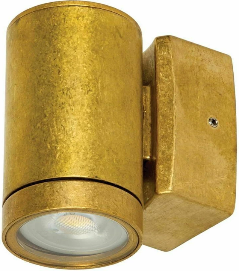 Φωτιστικό Τοίχου - Απλίκα GU10 D60x100mm Brass VK/01045/NB VKLed