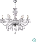 Globo Lighting Cuimbra Πολυέλαιος με Κεράκια Διάφανος 63116-6