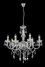 Globo Lighting Cuimbra Πολυέλαιος με Κεράκια Διάφανος 63116-6