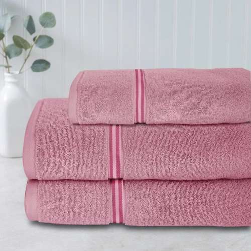 Σετ Πετσέτες 3 Τεμαχίων Anesis Premium Pink