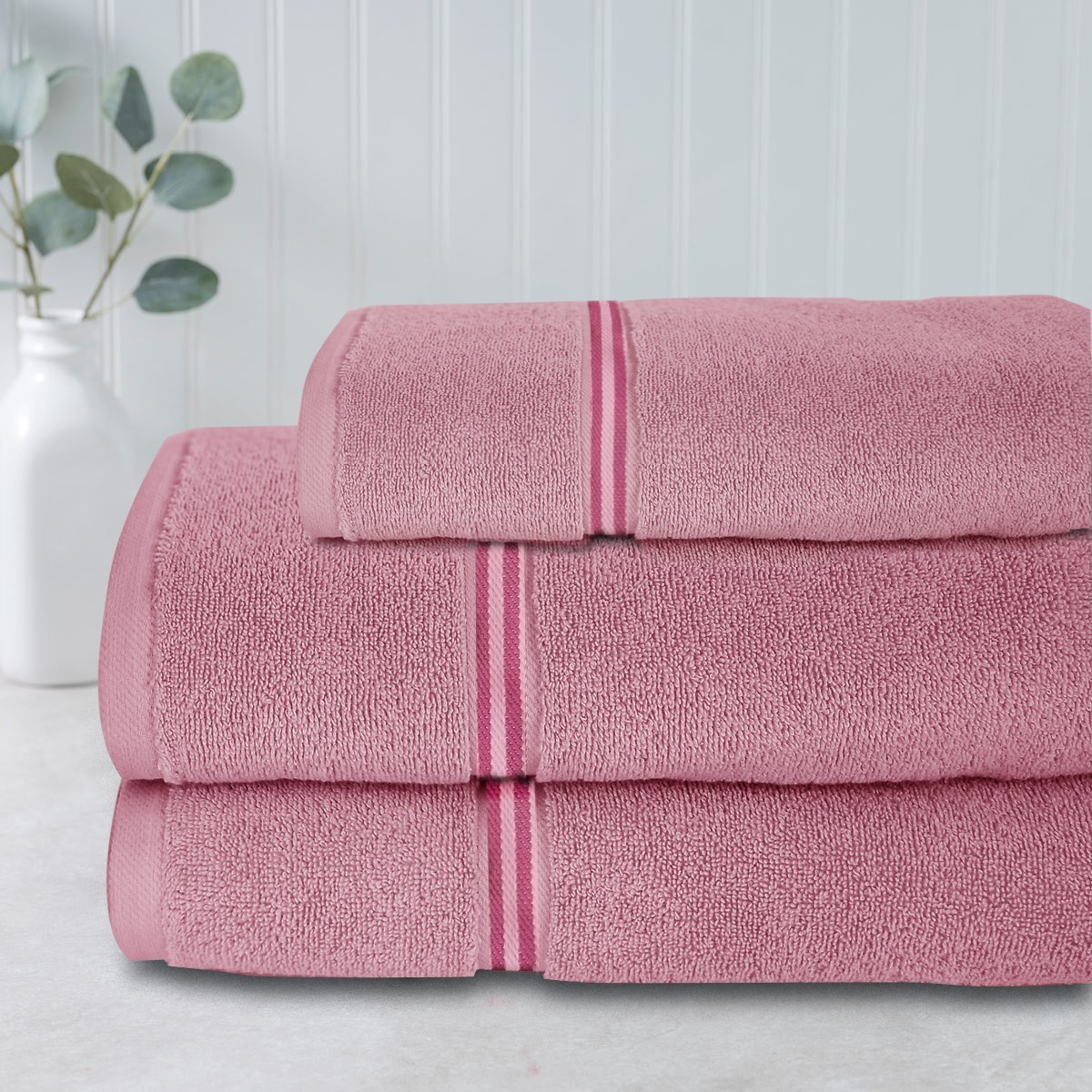 Σετ Πετσέτες 3 Τεμαχίων Anesis Premium Pink