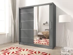 Ντουλάπα Mazoo Συρόμενη με Καθρέφτη 180x62x200cm