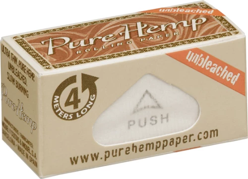 Pure Hemp Ρολό Unbleached Ακατέργαστο 4m