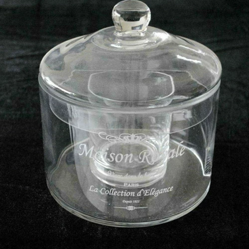 Plastona Βάζο Γενικής Χρήσης Γυάλινο 20x20cm