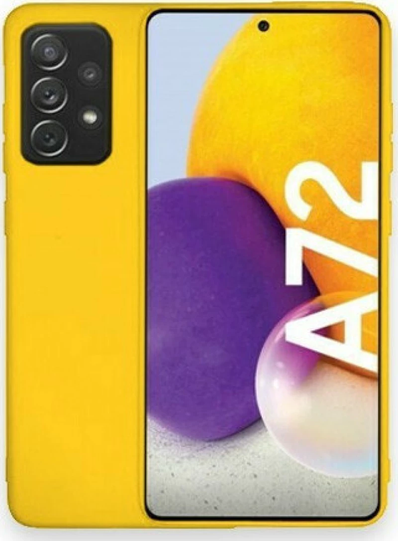 Θήκη σιλικόνης TPU Ultra Slim 0.3mm soft mat για Samsung Galaxy A72 - Κίτρινο