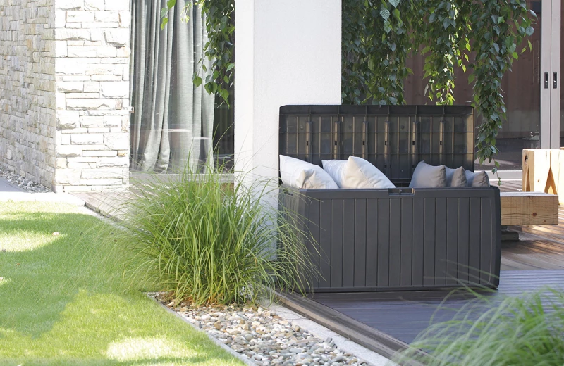 Prosperplast Μπαούλο 290lt 116x47x59.5cm Brown Rectangular