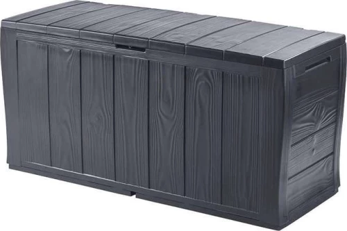 Keter Μπαούλο Sherwood 270lt Ανθρακί 117x45x57.5cm