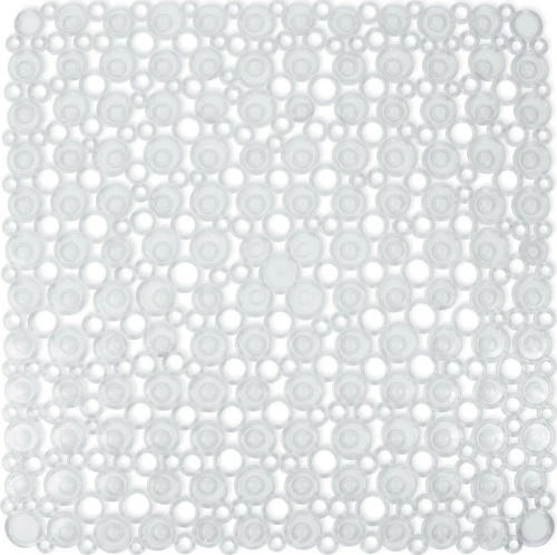 Πατάκι Αντιολισθητικό Rings 00274.001 Clear 54Χ54 54X54Cm Pvc