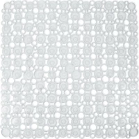 Πατάκι Αντιολισθητικό Rings 00274.001 Clear 54Χ54 54X54Cm Pvc