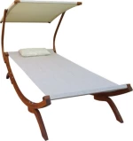Ξαπλώστρα Ξύλινη Colby 221x105x162cm
