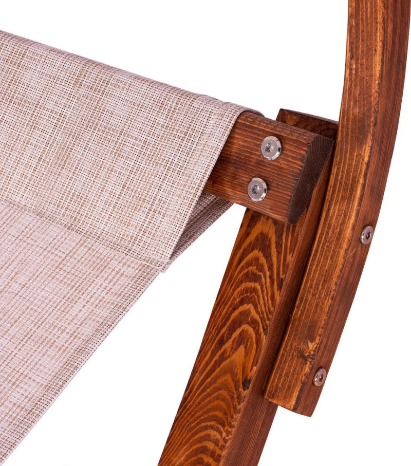 Ξαπλώστρα Ξύλινη Colby 221x105x162cm