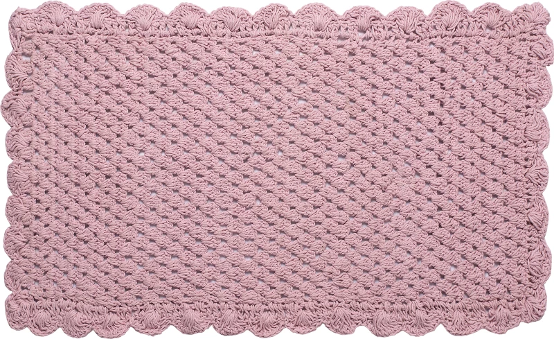 Silk Fashion Πατάκι Μπάνιου 60x100 Πλεκτό Amethyst