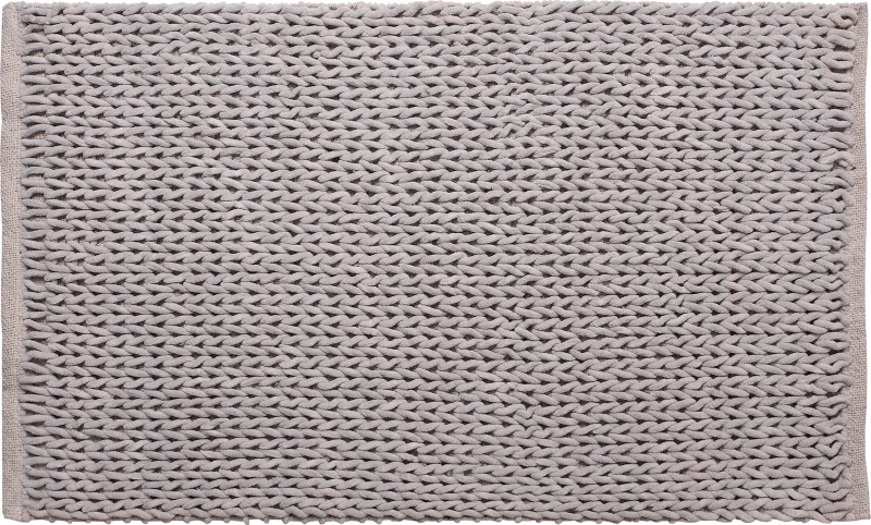 Silk Fashion Πατάκι Μπάνιου 65x130 Αλυσίδα Γκρι