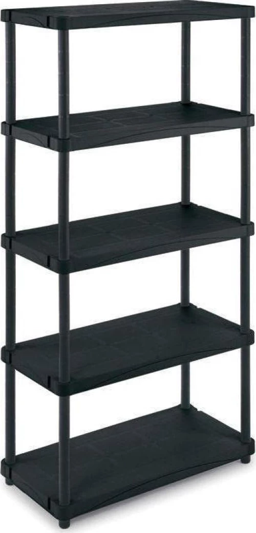 Ραφιέρα Πλαστική QBlack 80x40x173.4cm
