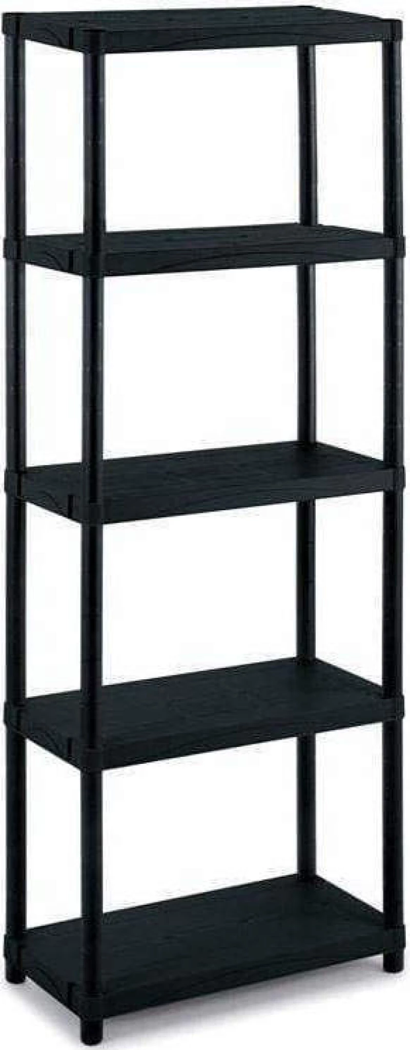 Ραφιέρα Πλαστική Qblack 3060 S/5 60x30x165cm