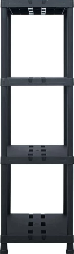 vidaXL Ραφιέρα Μαύρη 220 κ. 90 x 40 x 138 εκ. Πλαστική