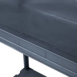 Ραφιέρα Μαύρη 125 κ. 60 x 30 x 180 εκ. Πλαστική