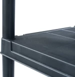 Ραφιέρα Μαύρη 100 κ. 60 x 30 x 138 εκ. Πλαστική