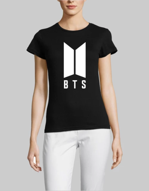 BTS W T-shirt - BLACK