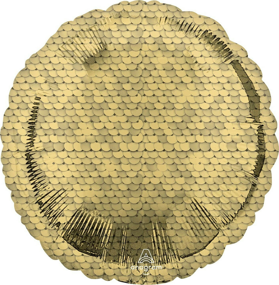 Μπαλόνι Φοιλ 18 Gold Sequins / 46 εκ Χρυσό