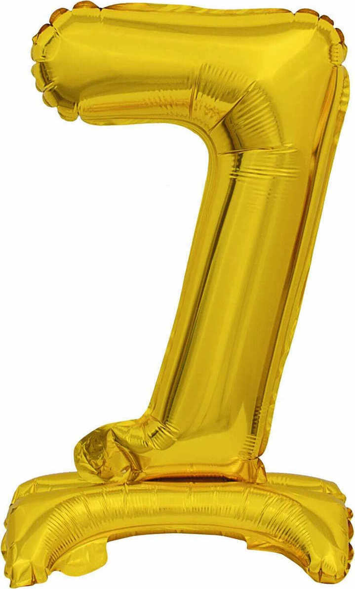 Νούμερο 7 Χρυσό με βάση 74cm