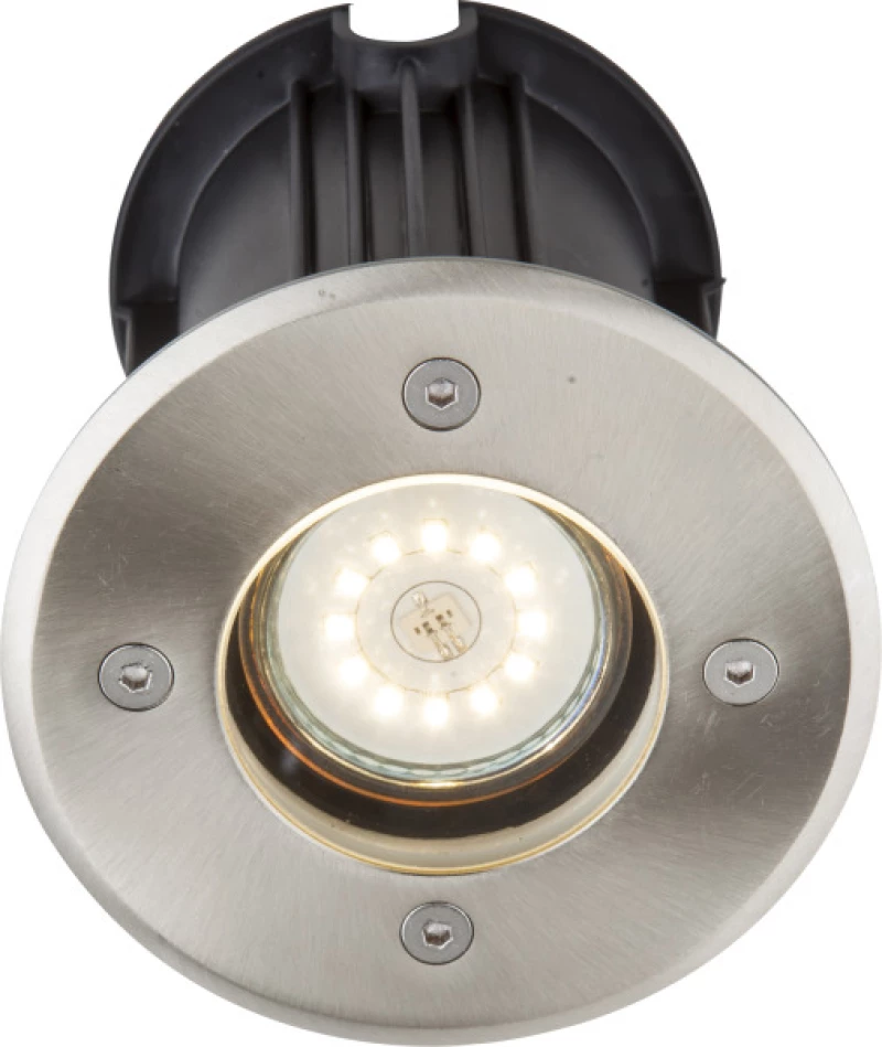 Globo Lighting Εξωτερικό Φωτιστικό Δαπέδου Style II Ασημί 31100