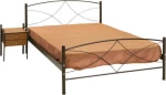 Άνδρος Κρεβάτι Υπέρδιπλο Μεταλλικό 160x190cm