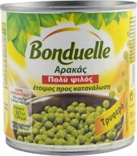 Αρακάς Πολύ Λεπτός Bonduelle Peas Extra Fine 400g