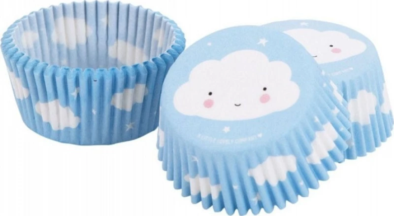 A Little Lovely Company Χάρτινες Θήκες Για Cupcake Cloud 50τεμ. PTCCCL12