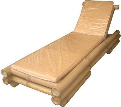 Ξαπλώστρα Μπαμπού Bamboo Χωρίς Μαξιλάρι 200x65x25cm