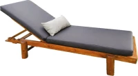 Ξαπλώστρα Ξύλινη Wooden Lounger 200x65x30cm