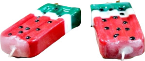 Πασχαλινή Λαμπάδα Γρανίτα καρπούζι 10x5x2cm