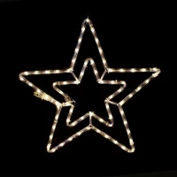 Διπλό Αστέρι Led 46cm X2STARLEDWW55 Aca