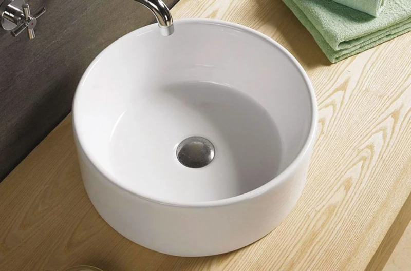 Tema Style Επικαθήμενος Νιπτήρας Πορσελάνης 40.5x40.5cm Λευκός